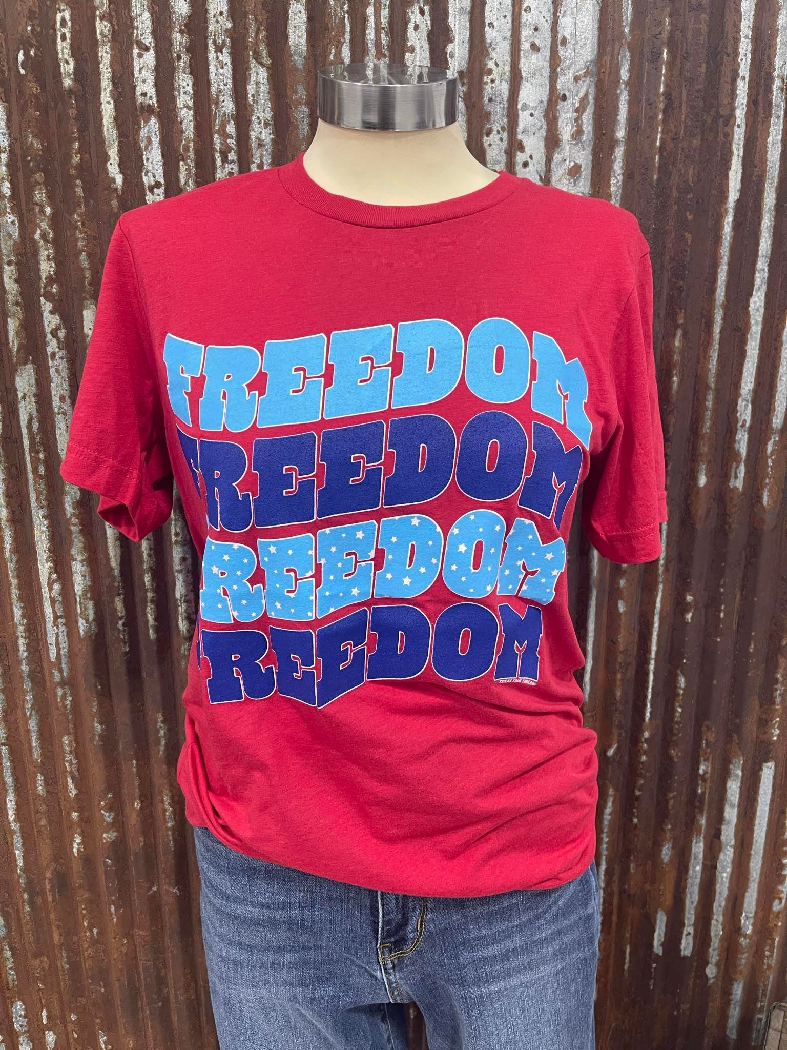 freedom retro graphic The Leopard Pineapple Boutique
